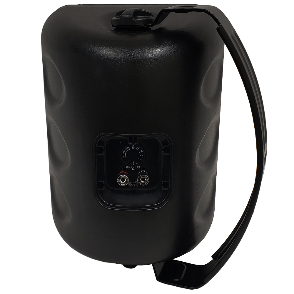 HF-IO6PT: 6.5 Inch Indoor/Outdoor Wall Mounted Speaker (Single) - 70V - 120W Max - IP65 Rated - Black